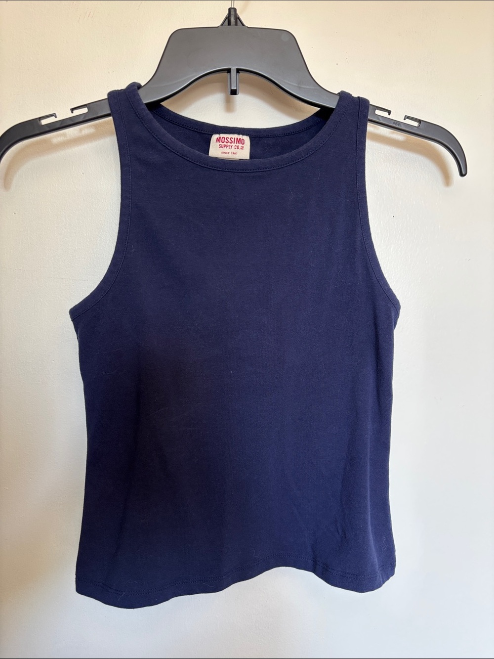 Mossimo Supply Co. Navy Cropped Tank